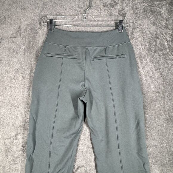 Athleta Pants Women 2‎ Petite Gray Sage Green Eastbound Straight Pant Athleisure - Picture 5 of 10